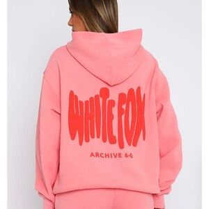 White Fox Archive 6.0 Melon Oversized Hoodie xxs